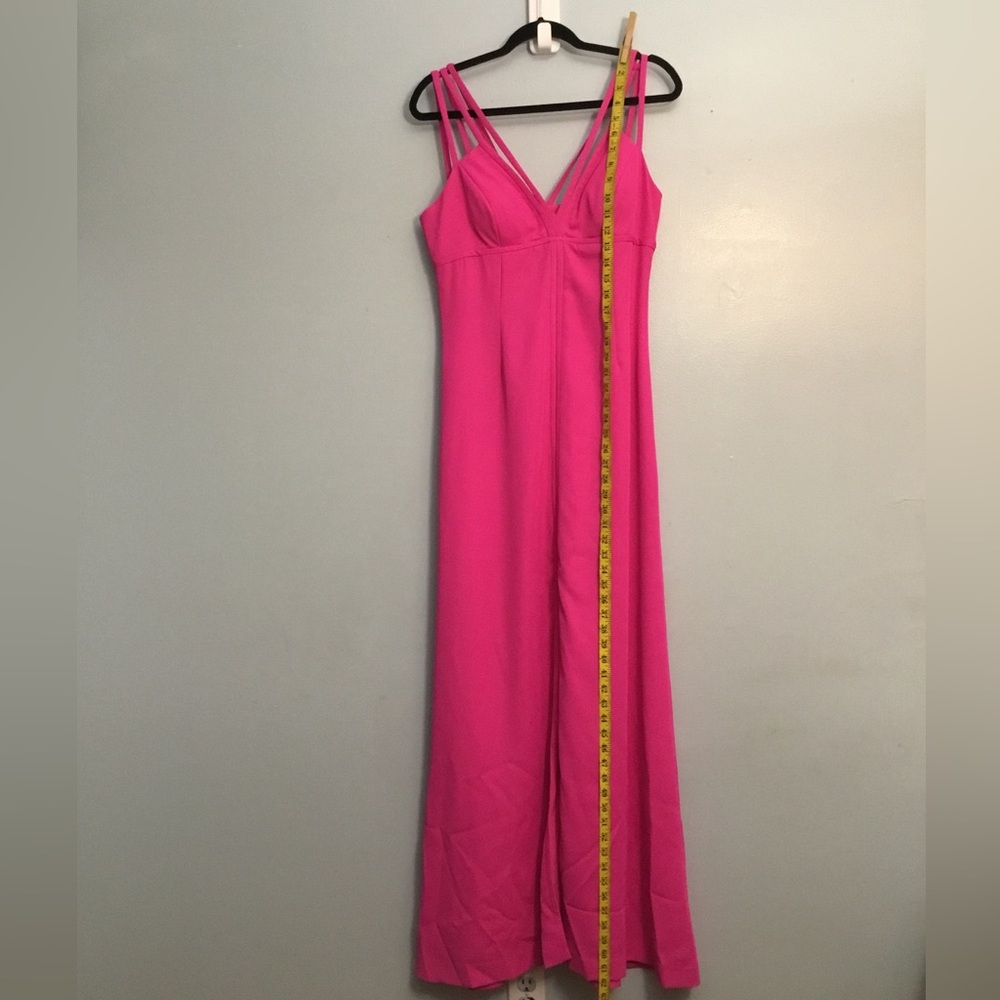 Aidan Mattox Pink Maxi Dress